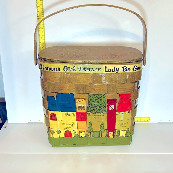 Caro Nan Handbags - VINTAGE-RARE! 70s Caro-Nan HandWoven handpainted Purse Special for Mrs.Rae’s KAD